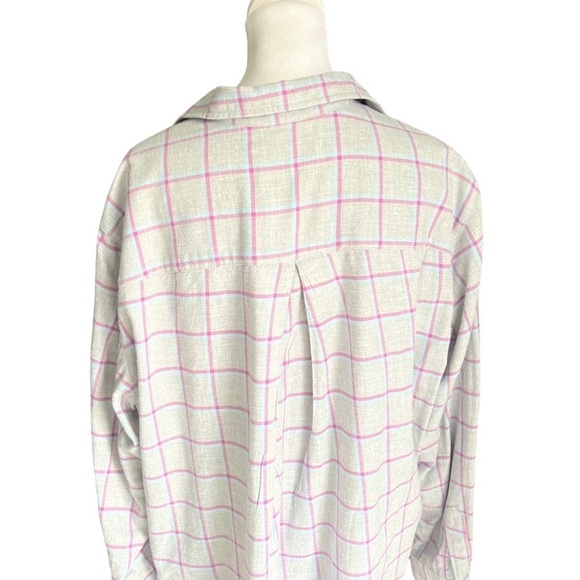 Grayson x Anthropologie - The Hero Flannel Buttondown Lightweight Shirt Sz 5/XL - Picture 8 of 11